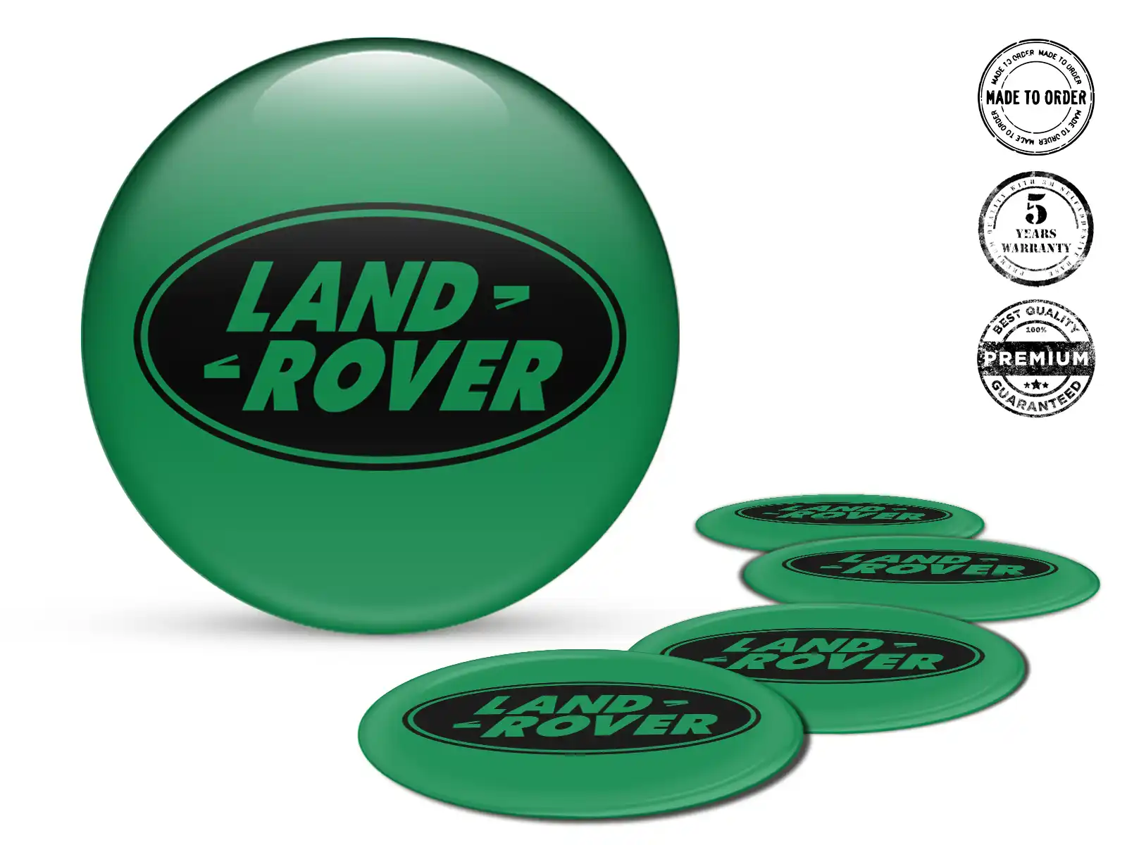 Land Rover Rademblem Stil Harz-Dome-Upgrade